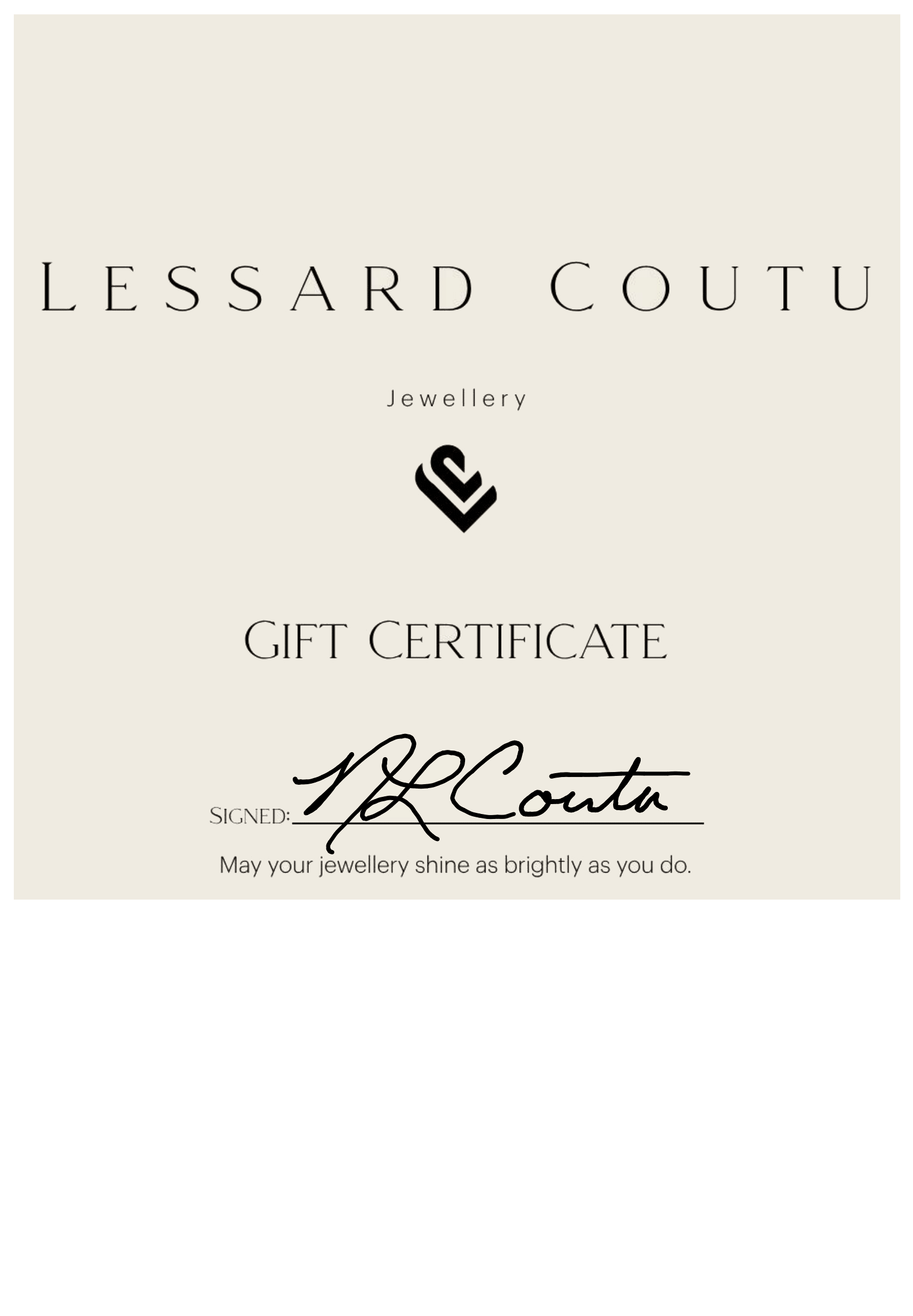 Lessard Coutu Gift Card